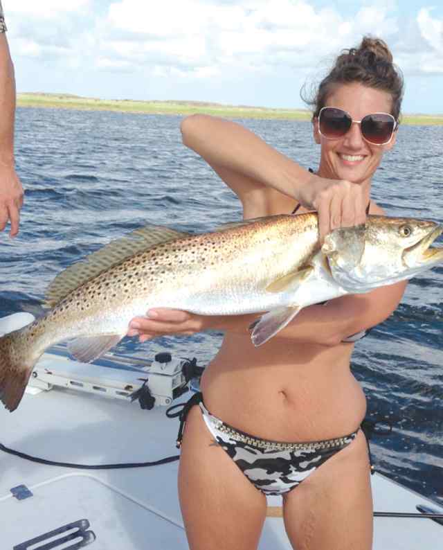 Pam Poston Baffin Bay29&quot; trout