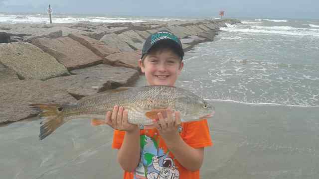 Mason Cottingham Galveston Seawall26&quot; redfish