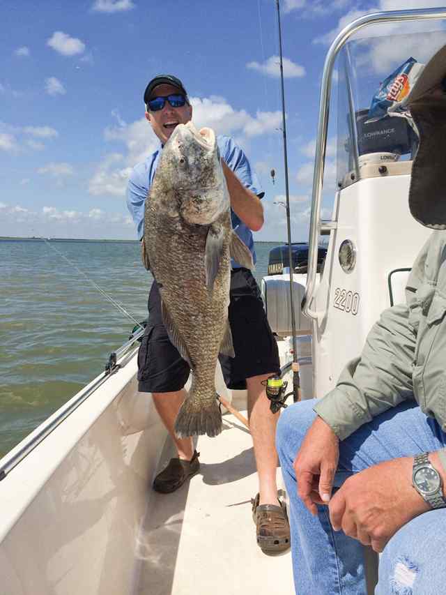 Jeff Kettler Trinity Bay40+lb black drum CPR