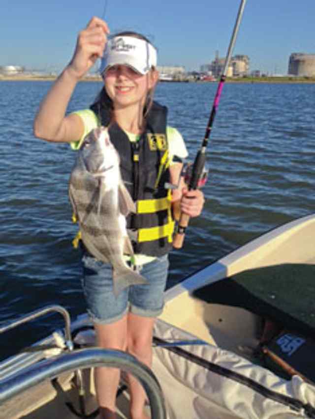 Sierra Melass Freeportfirst black drum!