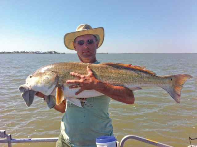 Wayne Stroud San Luis Pass48&quot; redfish CPR