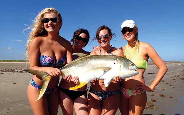 Haley, Amanda, Trisha, & Shelby Cedar Bayoufirst jack!