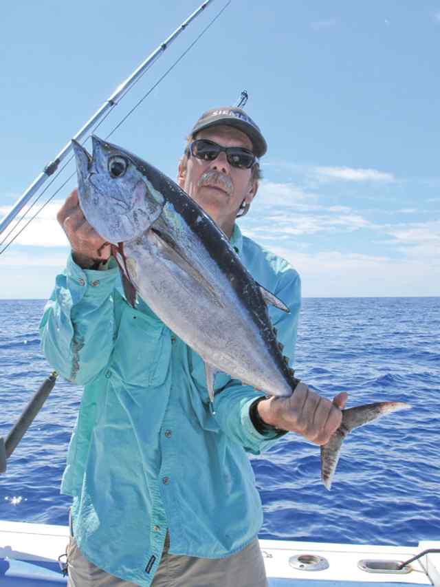 Jimmy Marshall Offshorefirst blackfin tuna! (caught on black bart lure)