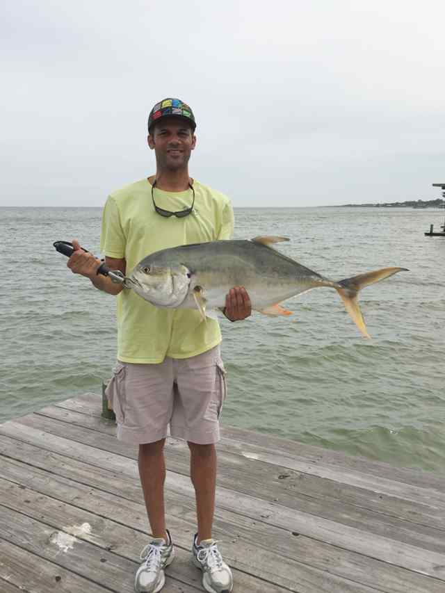 Samuel Patterson Bacliff20 lb first jack crevalle!