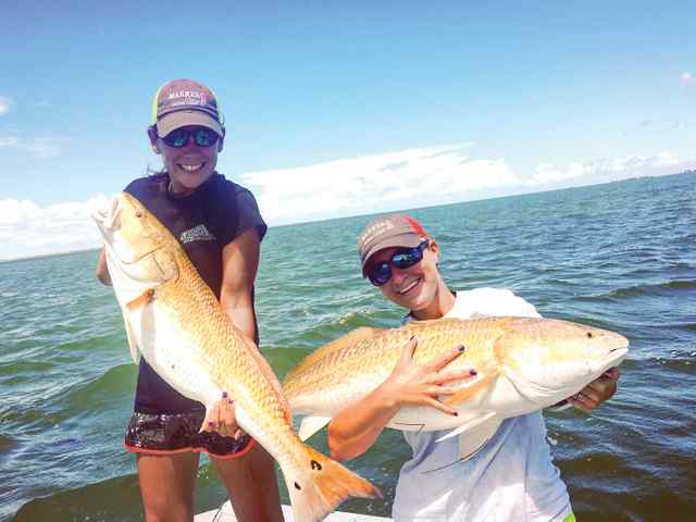 Alex David & Katie McKinney Laguna Madre - redfish CPR