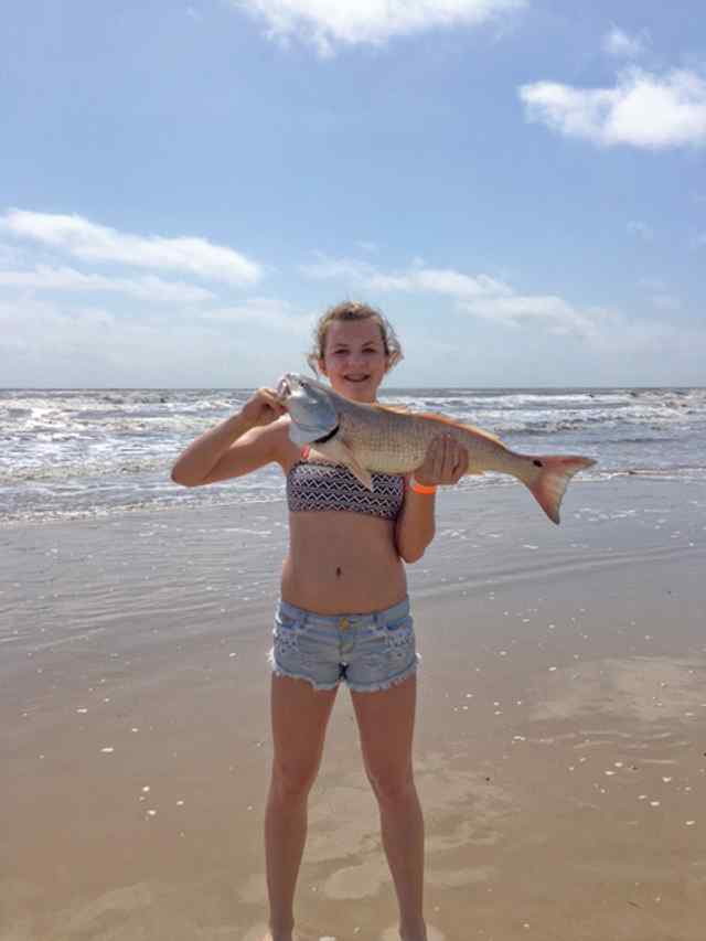 Trinity Perkins Matagorda surf - 23" redfish