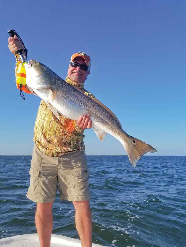 Scott Baffin Bay - 36" personal best bull red! Caught on light tackle.