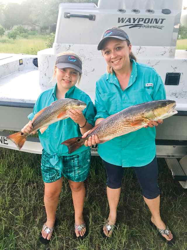 Rebekah & Michelle Gordon Baffin Bay - 22" & 25" first reds!