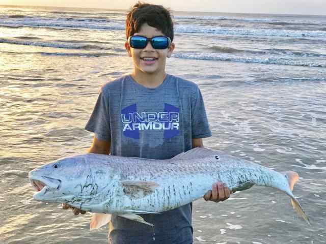 Eli St. John Galveston - 42" first bull red!