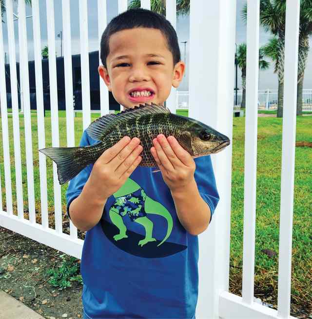 Adrian Johnson Seawolf Park - mangrove snapper
