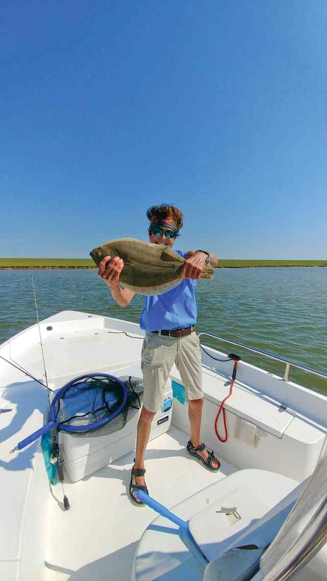 Cherie Landry Moses Lake - flounder, caught on chickenboy