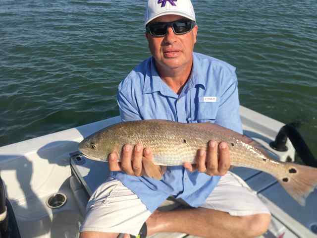 Donnie Rogers Aransas Pass - 26" first redfish!
