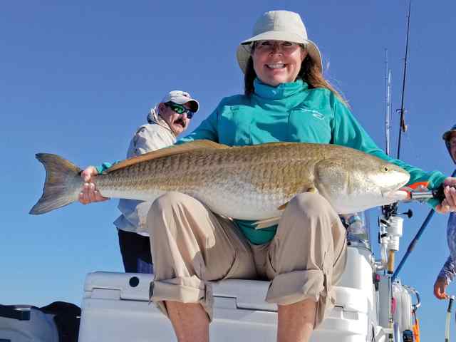 Susan Baffin Bay - 39" personal best bull red! Caught on light tackle.