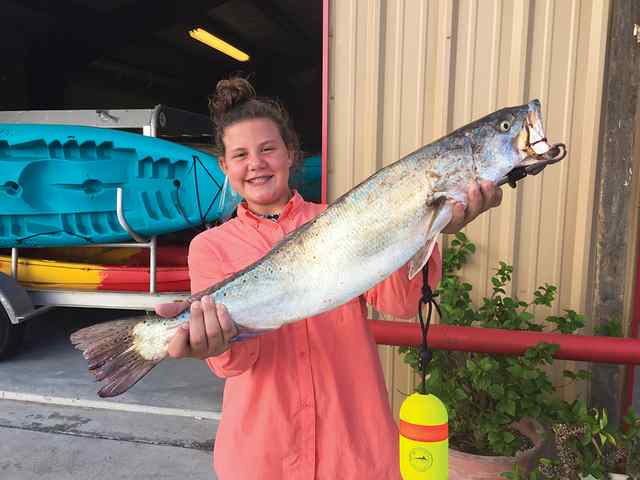 Cayla Celine Albers Nueces Bay - trout, CCA Texas Middle Coast Star Teen Winner