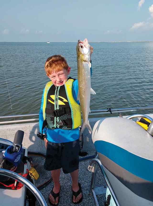 Kelton Davis Galveston Bay - ladyfish