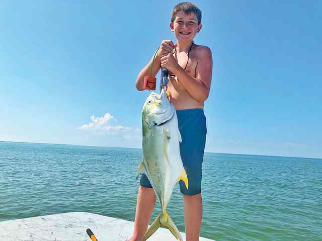 Caden Foster West Matagorda Bay - jack crevalle