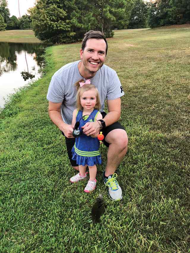 Norah Lake Loftis - first fish!