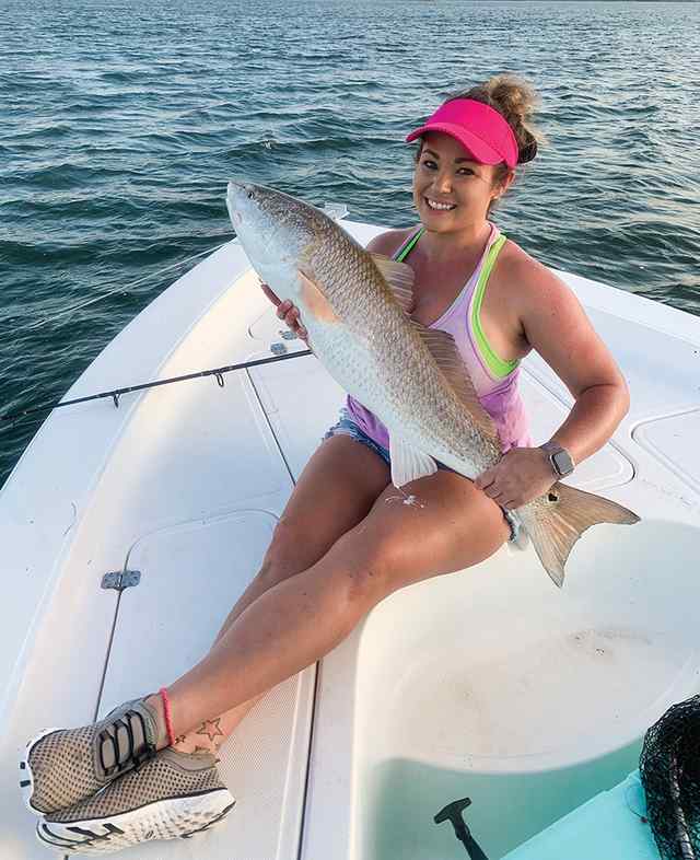 Bridgette Sherman Padre Island National Seashore - 31" redfish