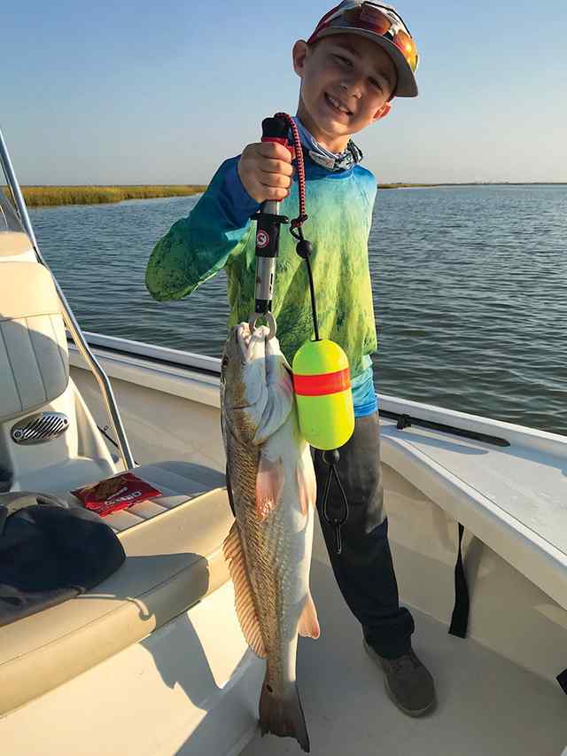 Brooks Hollis West Galveston Bay - 27" first big red!