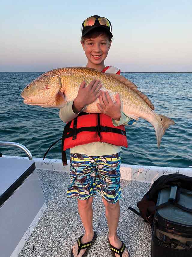 William McRea Port O'Connor - 40" personal best bull red!