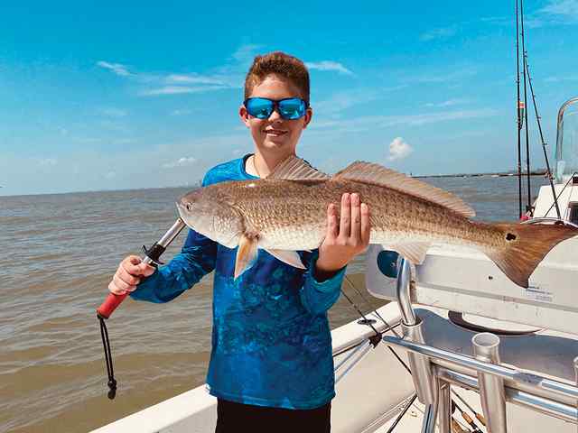 Blaine Teare Galveston Jetties - 26" redfish