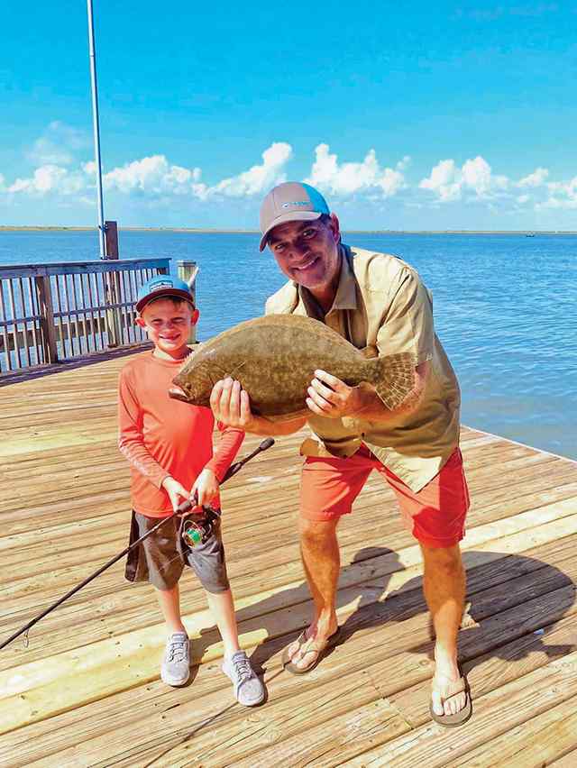 Jackson Volmert San Luis Pass - 24.5" flounder