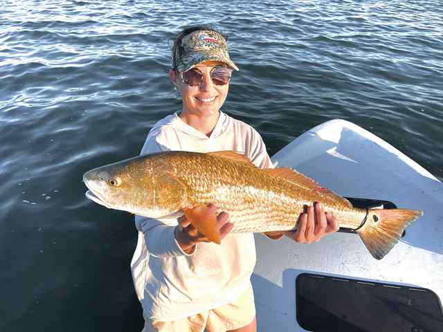 Meliza Alvarez Port Aransas - 33" redfish