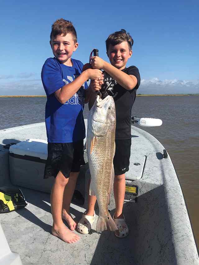 Tyler & Luke Bowen Sargent - redfish CPR