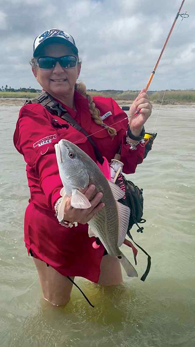 Margaret Casillas Estes Flats - 21" redfish CPR