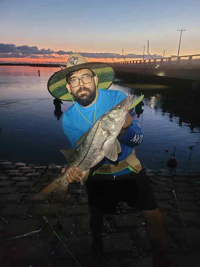 Evaristo Medrano Port Isabel - 25" first snook!