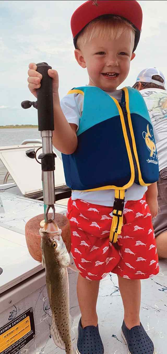 Remington Bastrop Bay - first trout! CPR