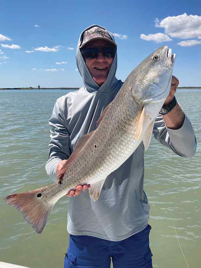 Joe Spurgin, Jr. Lower Laguna Madre flats - 29" redfish