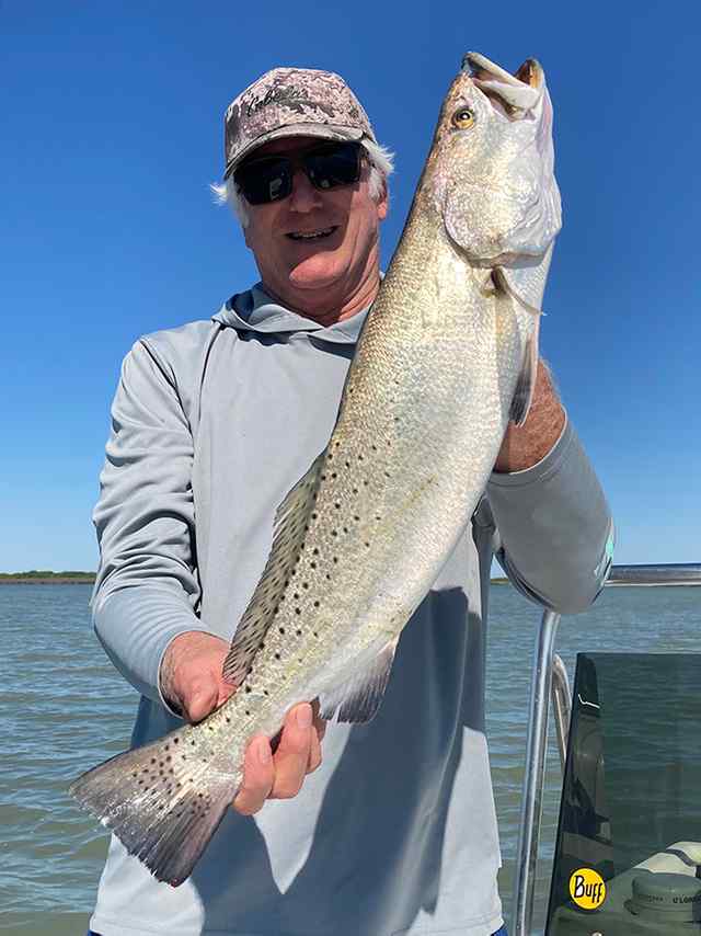 Joe Spurgin, Sr. Lower Laguna Madre (SPI) - 28" trout CPR
