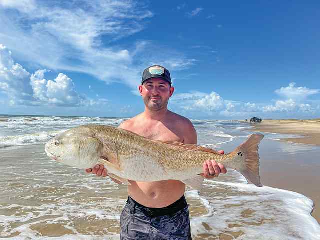 Nate Vrana Matagorda Beach - 44" redfish