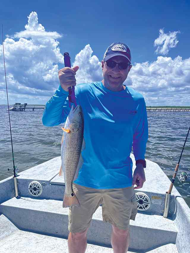 John Bolinger Laguna Madre - first redfish!