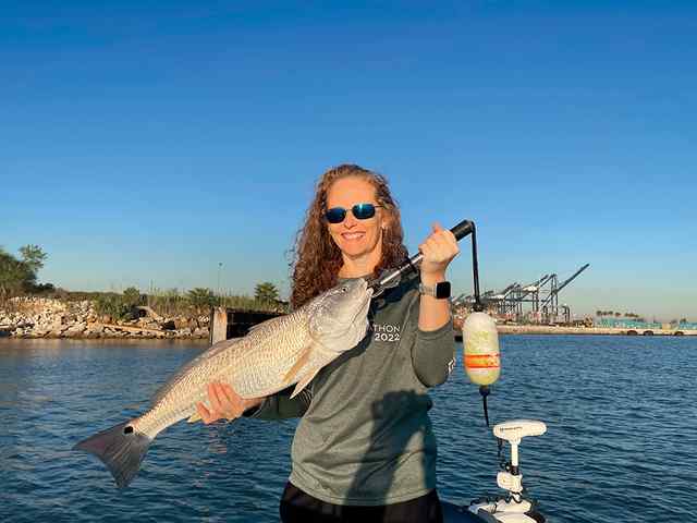 Amy Bolton Galveston Bay - 28" redfish