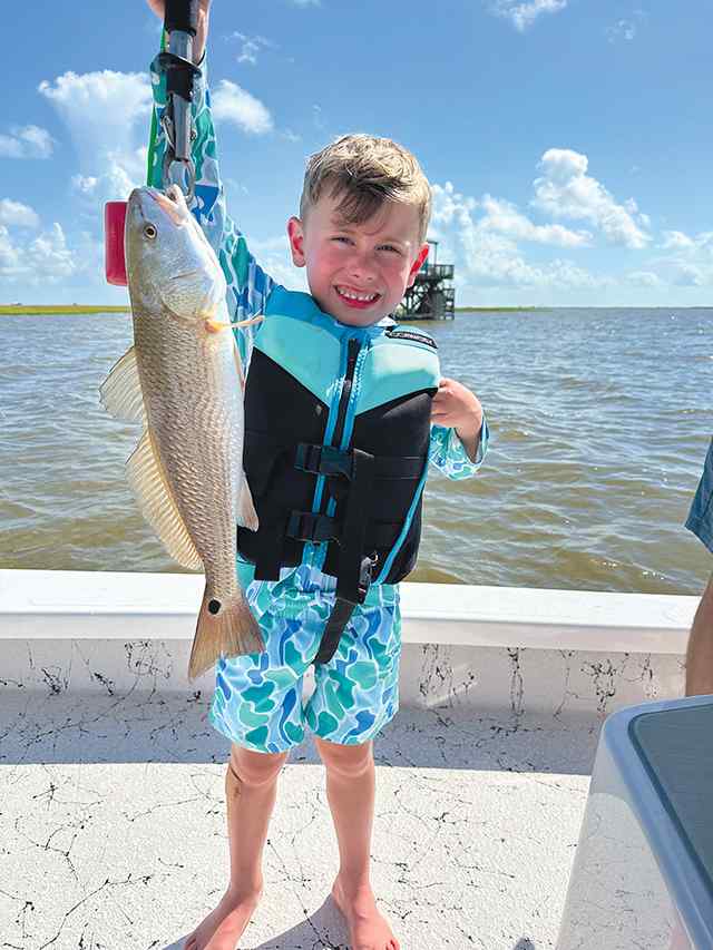 William Cardwell Galveston West Bay - first redfish!
