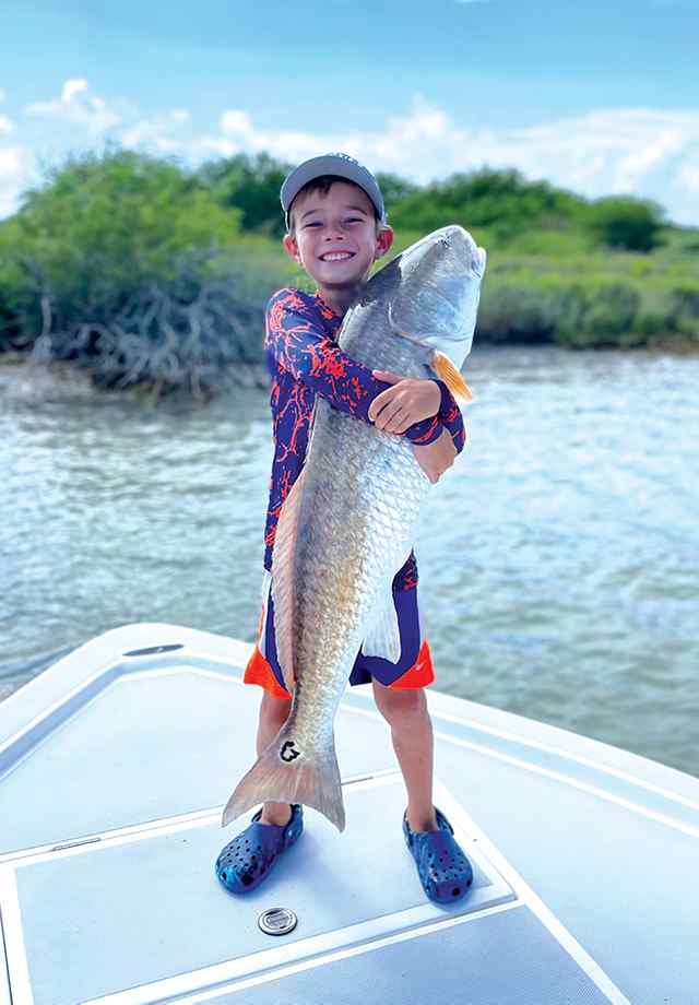 Jaxon Howze Port Mansfield - 39" 23 lb redfish