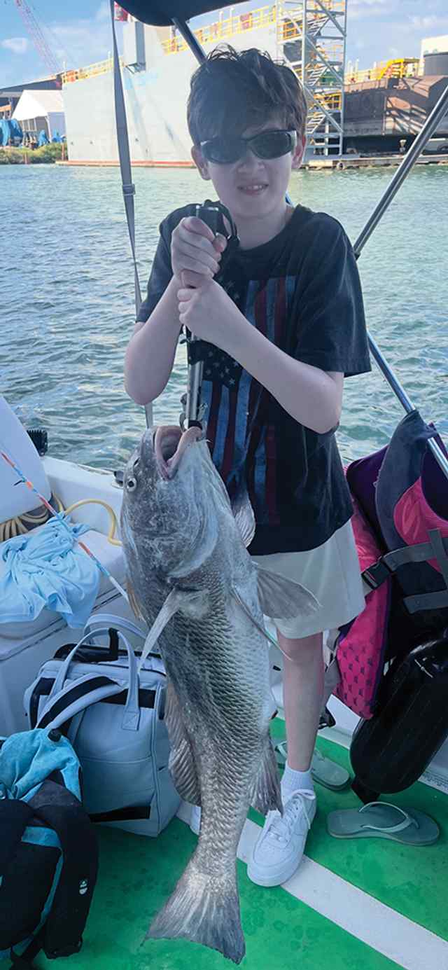 Coen Mitchell Starnes Galveston Ship Channel - 38" black drum