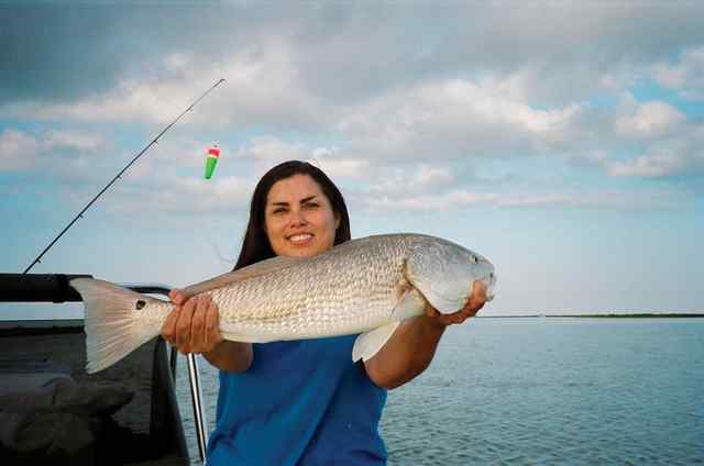 Sarita Gutierrez Bill Day Reef in Port O'Connorredfish