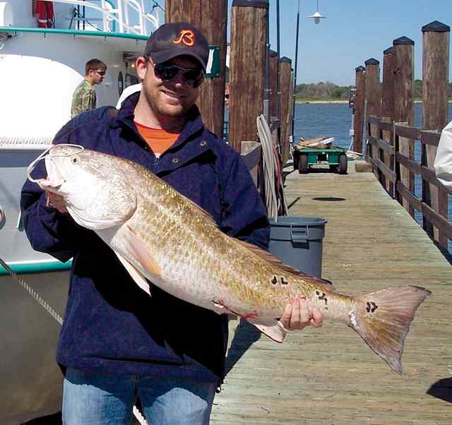 Mark Leach Galveston Bay40&quot; red drum