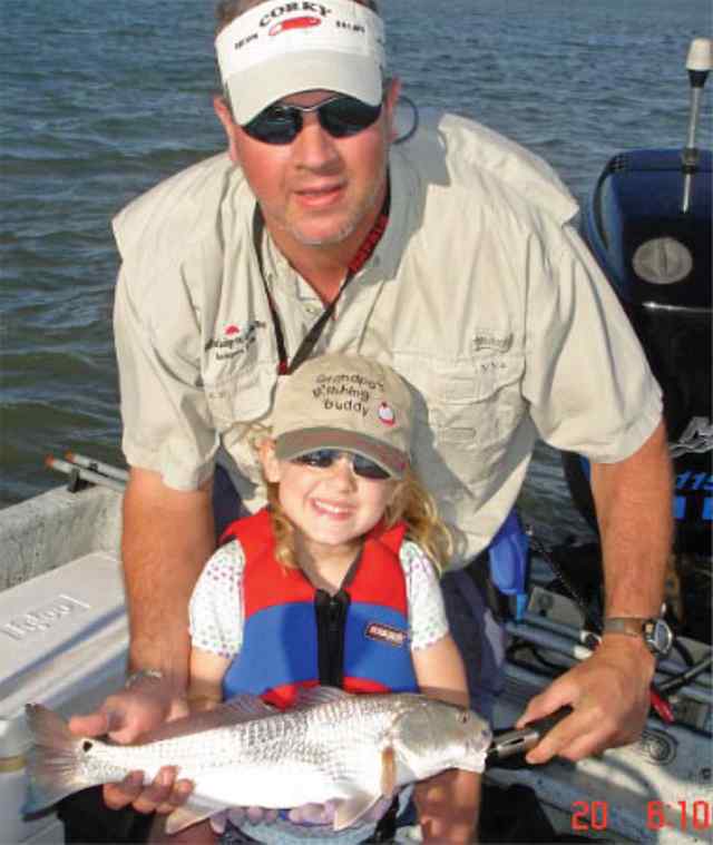 Cora McCartney Rockportfirst redfish!