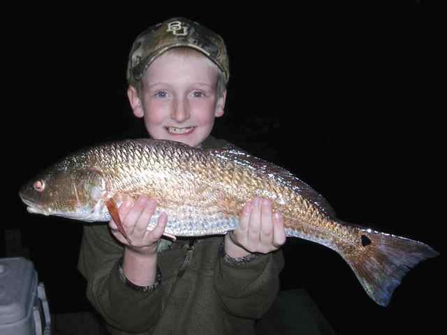 Brooks Barnett first redfish!