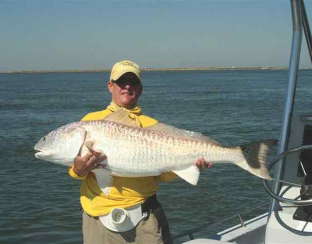 Terri Adams biggest catch ever–redfish