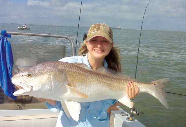 Lindsey Hollis Galveston Jettiesfirst bull!