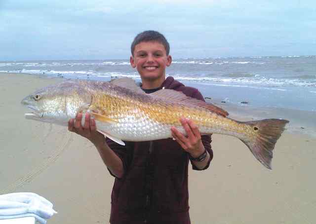 Chris Watson San Luis Pass35&quot; 17lb redfish