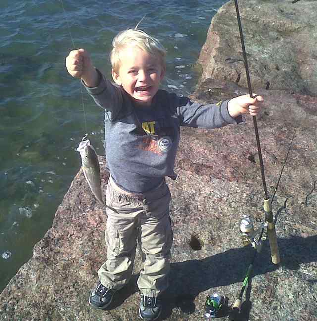 Charles Dailey Port O'Connorfirst fish ever!