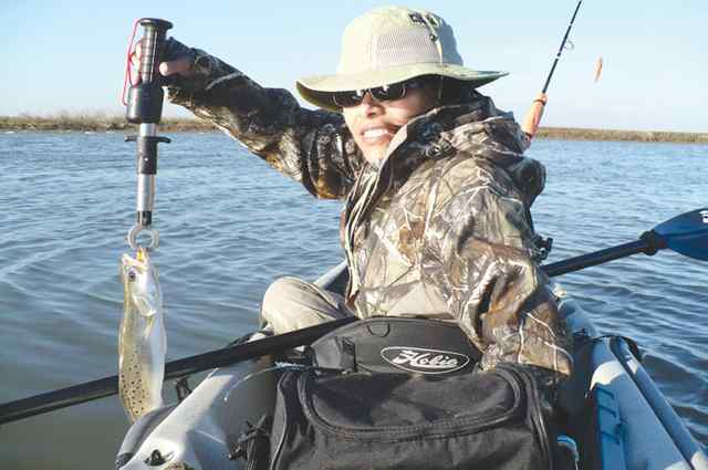 Jessica Coreas first trout!