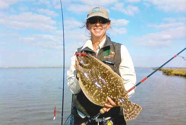 Sandy Guerrero Lower Laguna Madre22.5&quot; flounder