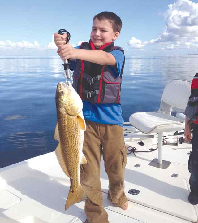 Lauder McVey Sabine Lake26&quot; first redfish!